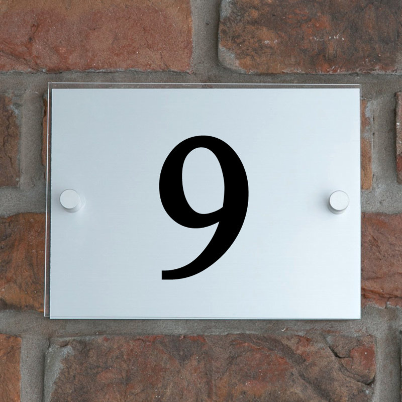 Champy 15cm H Plastic House Number, 9