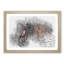Horse Portrait in Abstract - Picture Frame Graphic Art Print-55763687-55763682