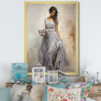 «Gray Dance Quiet Contemplation IV», art mural sur toile