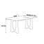 Mid-Century White Matte Sintered Stone Table-124637037