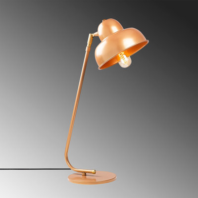 Lampe de bureau dorée 23,23 po Excalibur