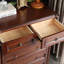 Commode d'appoint en bois d'hévéa style vintage