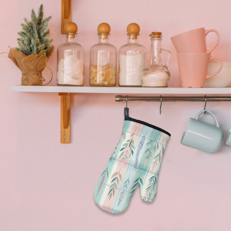 Pastel Boxes Oven Mitt Cotton Twill