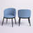 Swayzee Fabric Dining Chair with Iron Legs-973512696