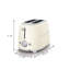 SMEG 50's Retro Style 2 Slice Toaster-17564144