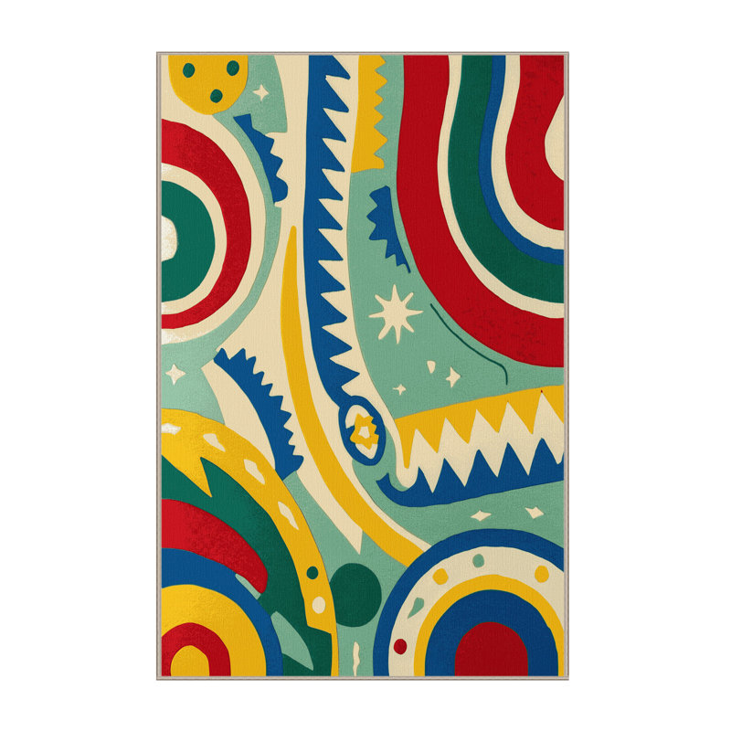 Zany Dash Rug, Rectangle 8' x 12'