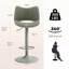 Tabouret de bar pivotant à hauteur réglable Tabouret de bar moderne en similicuir avec structure en métal-114210758