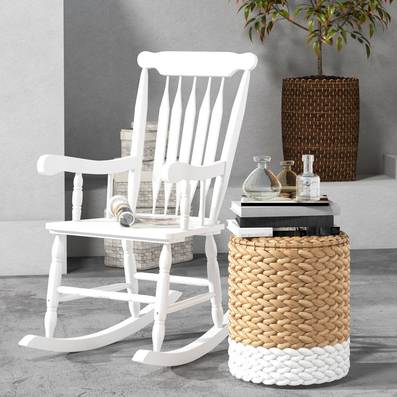 Fauteuil à bascule White Garden