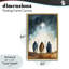 Guided Wisdom Shepherds Floating Frame, design by Petal Prints Design-1877334603-1877334583