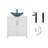 30" Free-Standing Modern Single Bathroom Vanity With Sink-1010212404