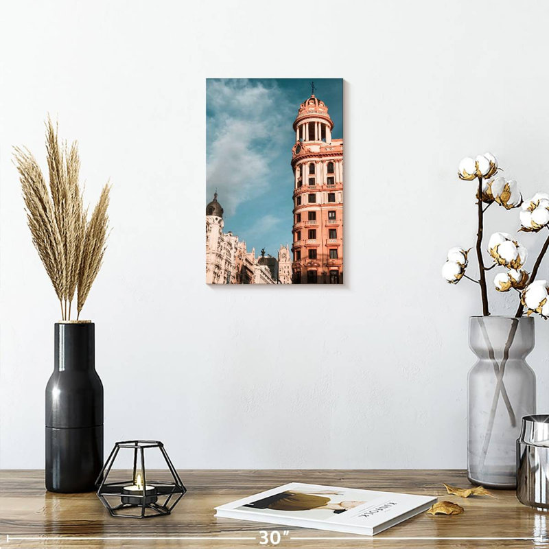 Nicci La Adriatica Building Madrid, 12" H x 8" W