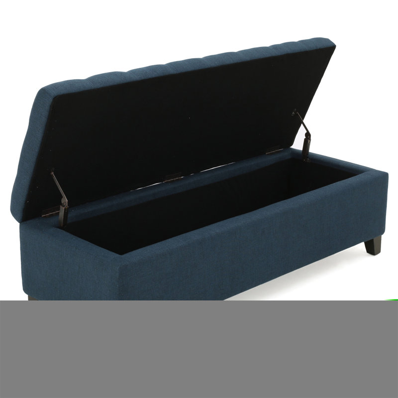 Versatile Ottoman With Plush Cushion And Concealed Storage For Home Comfort