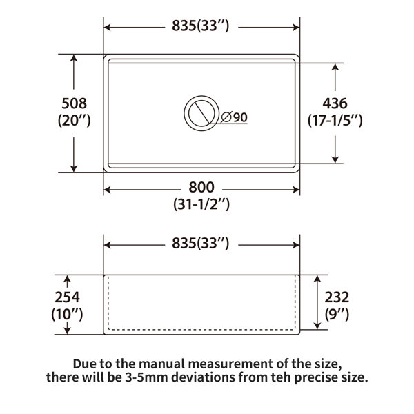 Dimensions du produit