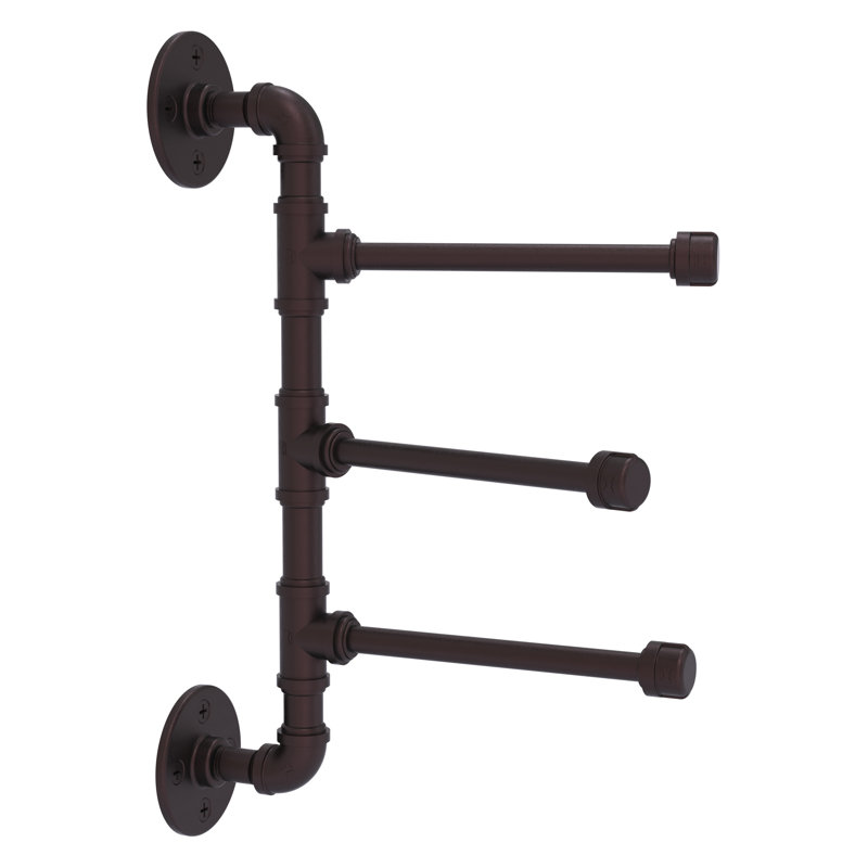 Barre à serviettes murale 3 po, Bronze antique