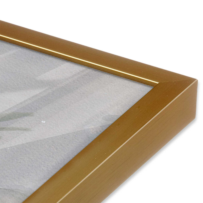 Récolte de fleurs, Cadre doré poli, H 21,75 po x l 21,75 po x P 1,25 po