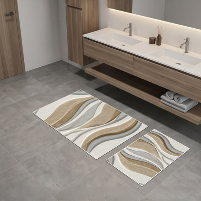 Ensemble de 2 tapis de bain Aurelia