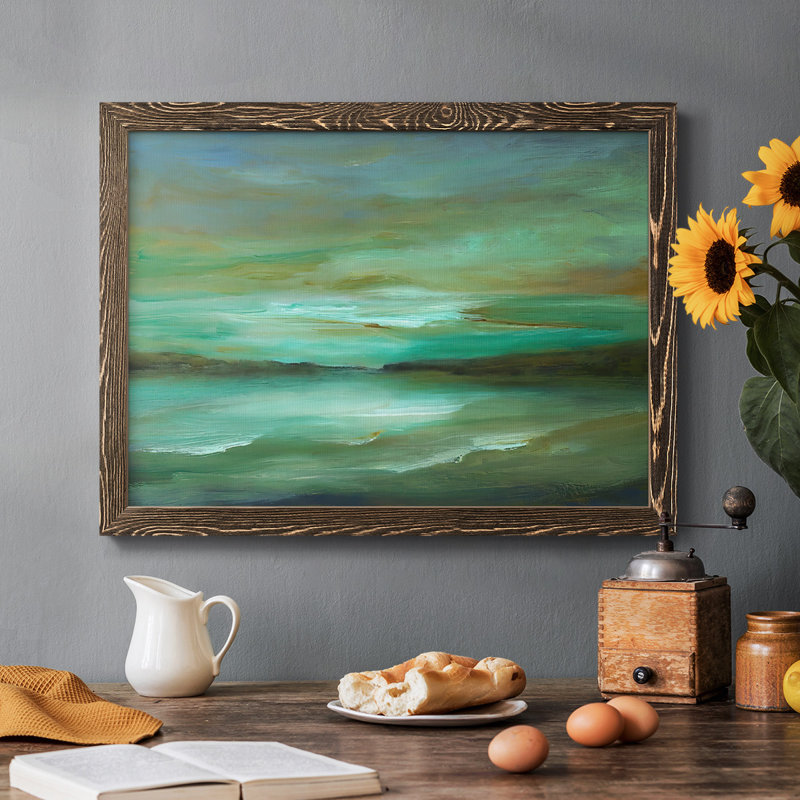 Hidden Cove, reproduction d'art sur toile, H 14 po x l 20 po x P 1,5 po, Noyer