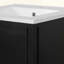 Meuble-lavabo de salle de bain avec lavabo en céramique, porte à fermeture en douceur, tablette réglable en forme de U, support de rangement pour porte, armoire autoportante moderne pour les petites salles de bain-275126223