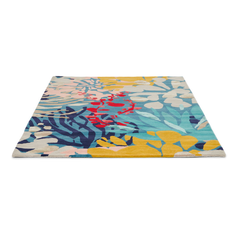 Abstract Area Rug, Rectangle 6'7" x 9'2"