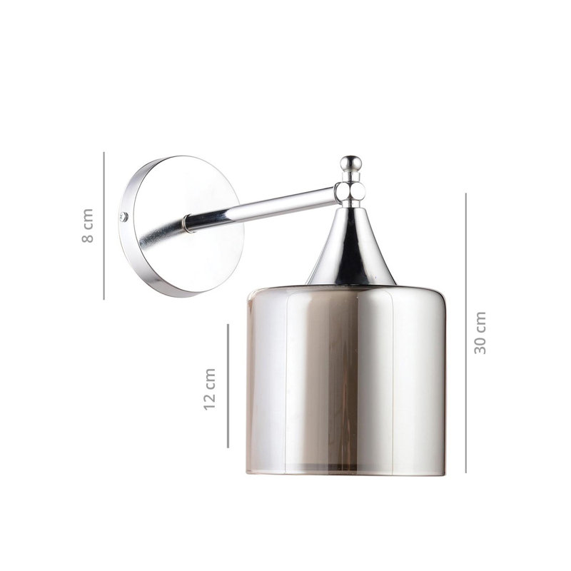 Wrought Iron Armed Sconce