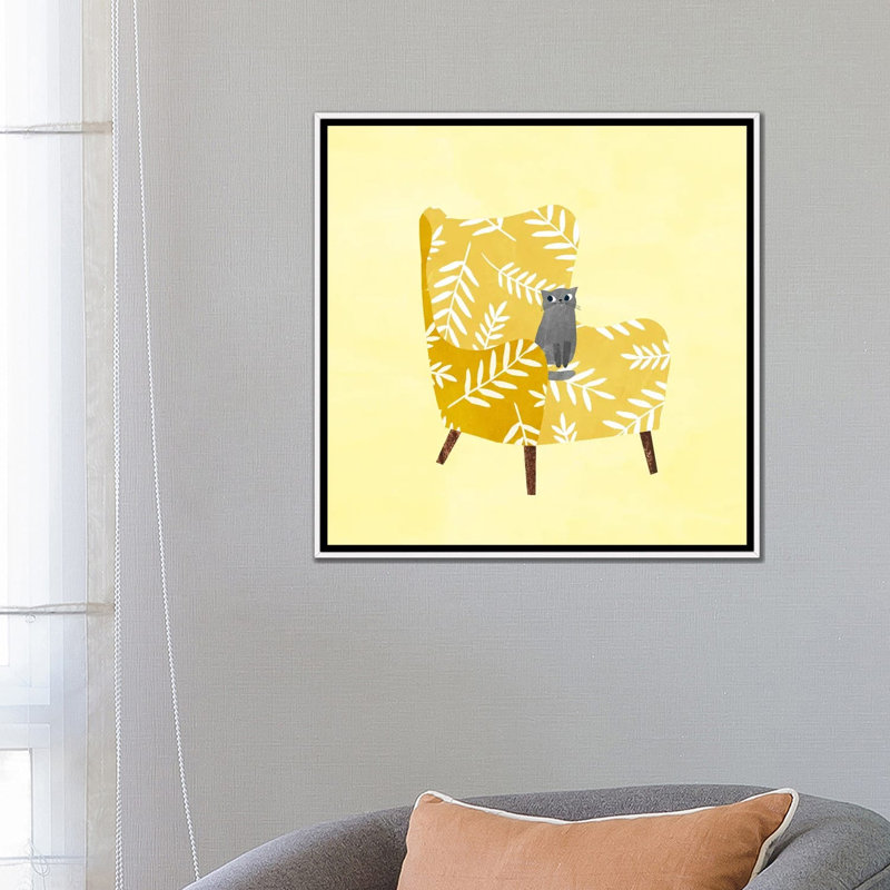 Moutarde - reproduction d'art mural, H 26 po x l 26 po, Reproduction encadrée sans passe-partout, Blanc