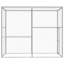 Mitcham 300cm H Galvanised Steel Kennel With Door