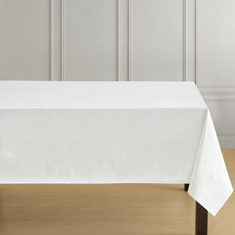 Tapis de table en vinyle à motif floral embossé 3 verges