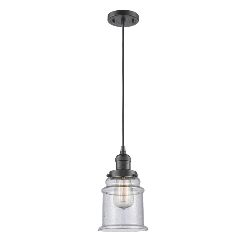 Galaviz 1 - Light Single Pendant, Oil Rubbed Bronze, Seedy