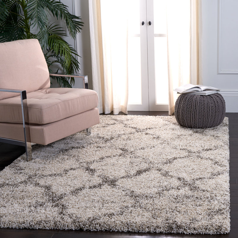 Deauville Shag Performance Geometric Rug, Rectangle 9' x 12'