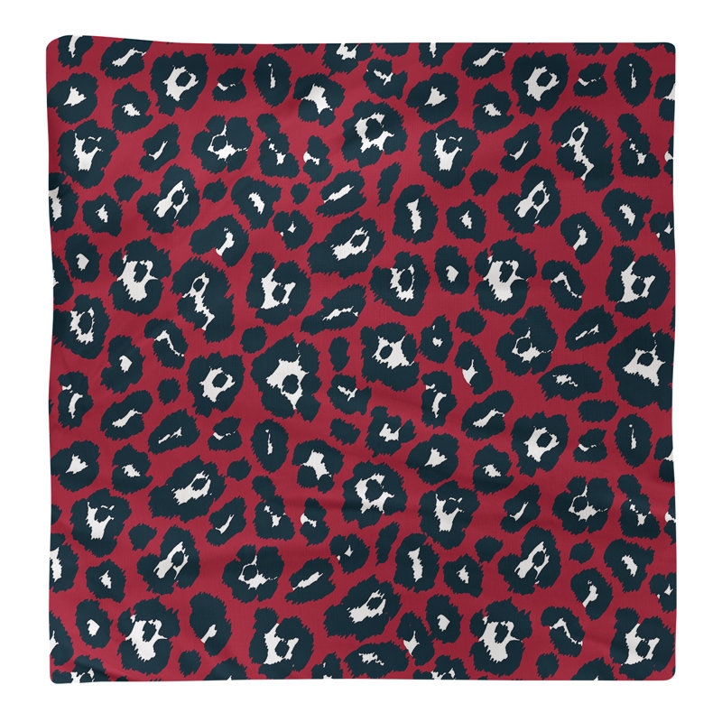Serviette de foot à dos de Houston, Rouge bataille / blanc, 22 po x 22 po