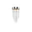 4-Light 12" Round Convertible Flush Crystal Chandelier-320256737