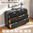 54" Fluted 6-drawer Dresser With Thickened Curved Profile-721436034