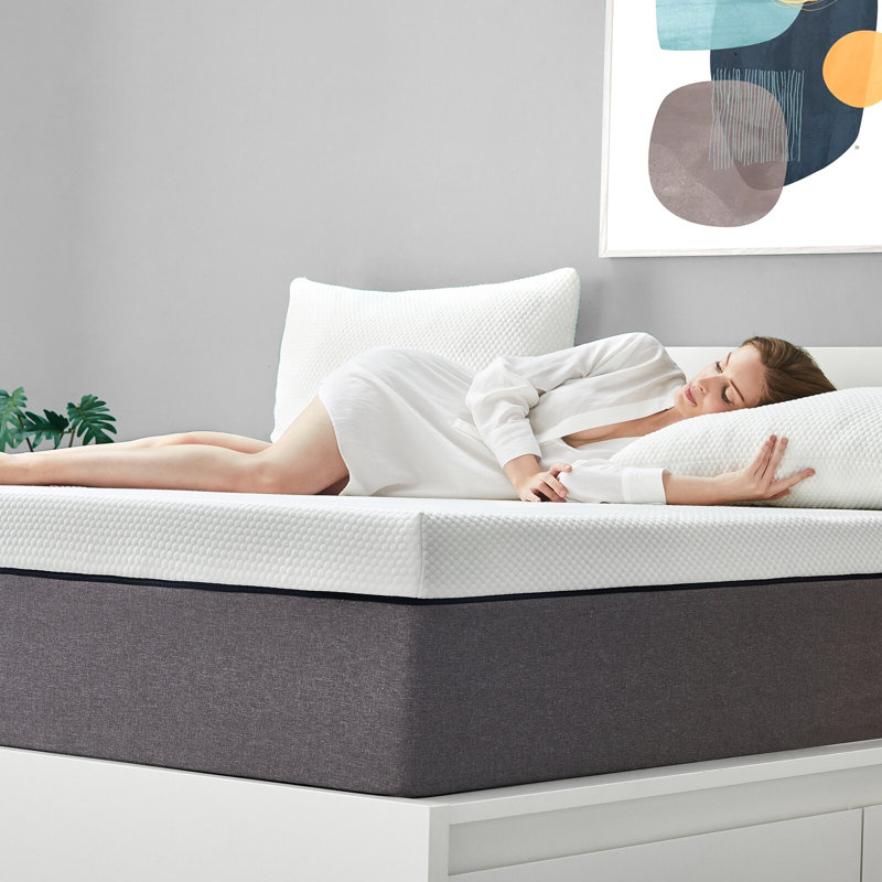 10 Inches Cooling Medium Gel Memory Foam Mattress With Breathable Cover & 10-Year Warranty, Twin