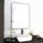 Bathroom Mirror Black Aluminum Frame