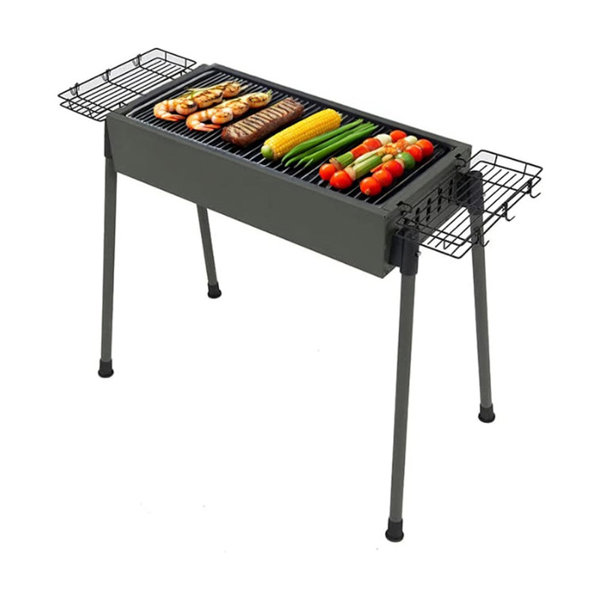 IDIABA Heavy Duty Portable Charcoal BBQ Grill Patio Classic Large BBQ ...