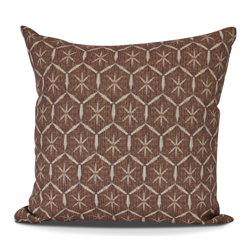 Housse et insert de coussin carré Goals, Gourds and Gatherings, 16 po x 16 po, Marron, Rembourrage en duvet synthétique