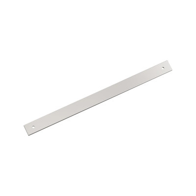Ladera 12-5/8 inch (320mm) Center-to-Center Rectangle Polished Nickel Cabinet Pull Backplate
