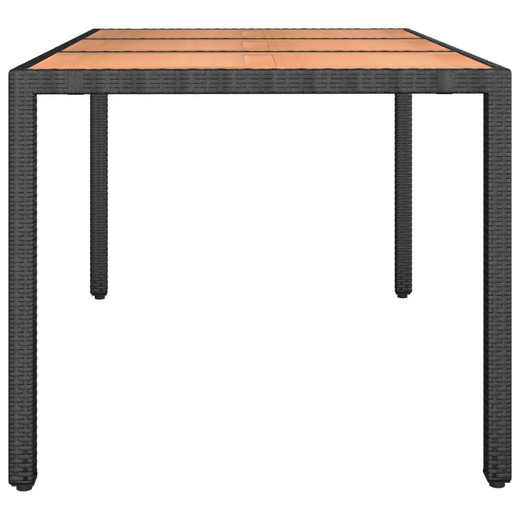 Lotonya Rectangular Wicker Outdoor Dining Table , 150cm cm W 90cm cm D