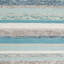 Fairfield Striped Handmade Tufted Blue/White/Brown Area Rug-37872442