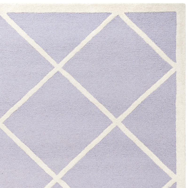 Sanyla Hand Tufted Wool Geometric Rug, Rectangle 8' x 10'