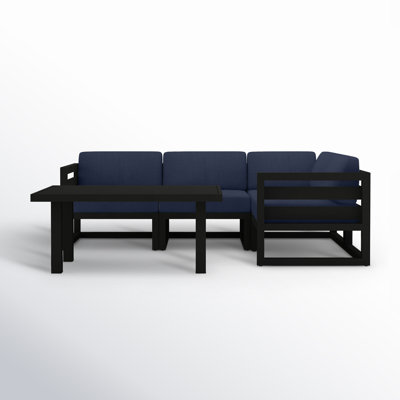 Smith 5 Piece Sectional Seating Group with Sunbrella® Cushions
