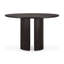 Roller Max Round Solid Wood Dining Table-1760477986