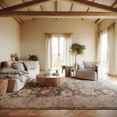 Tapis en laine tissé à la main Lumisse