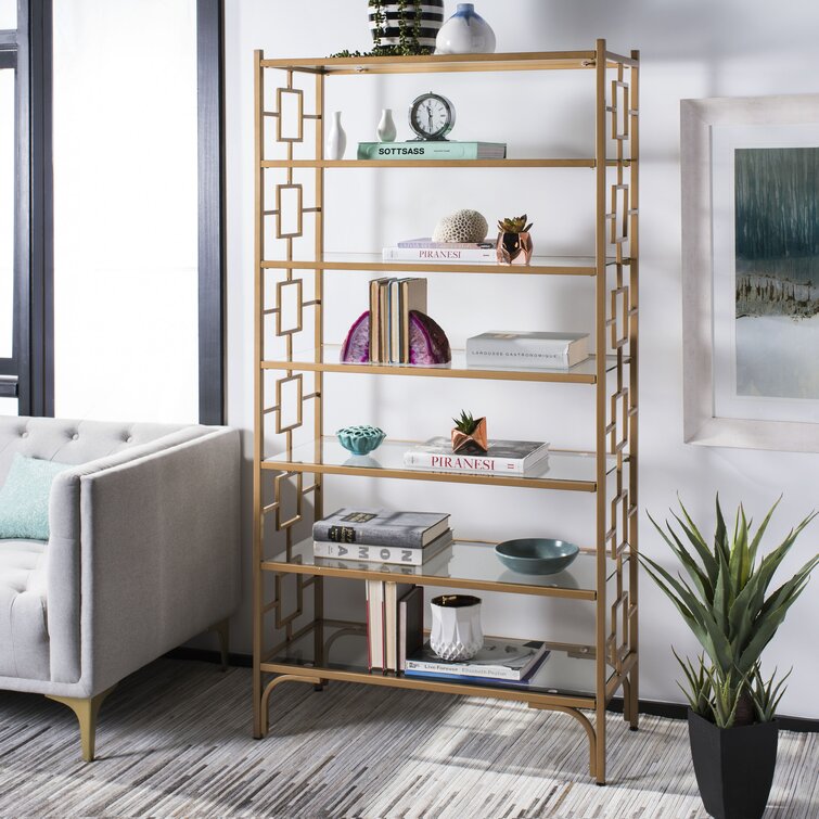 Solita 72" H x 36" W Etagere Bookcase