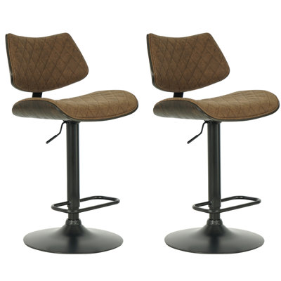 Ensemble de 2 tabourets de bar réglables Wesson