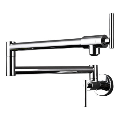 Wall Mount Pot Filler Kitchen Faucet, Single Handle Kitchen Faucets