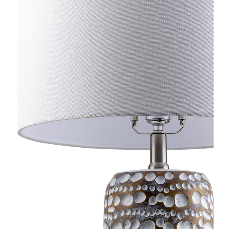 Lampe de table d'appoint en résine Kerris