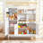 Pretend Play Kitchen Wooden Toy Set for Kids w/Lights & Sounds, Utensils, Oven, Microwave, Gift for Boys Girls Age 3+-116247552