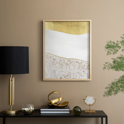 Whitestone I Framed Print - Solid Wood