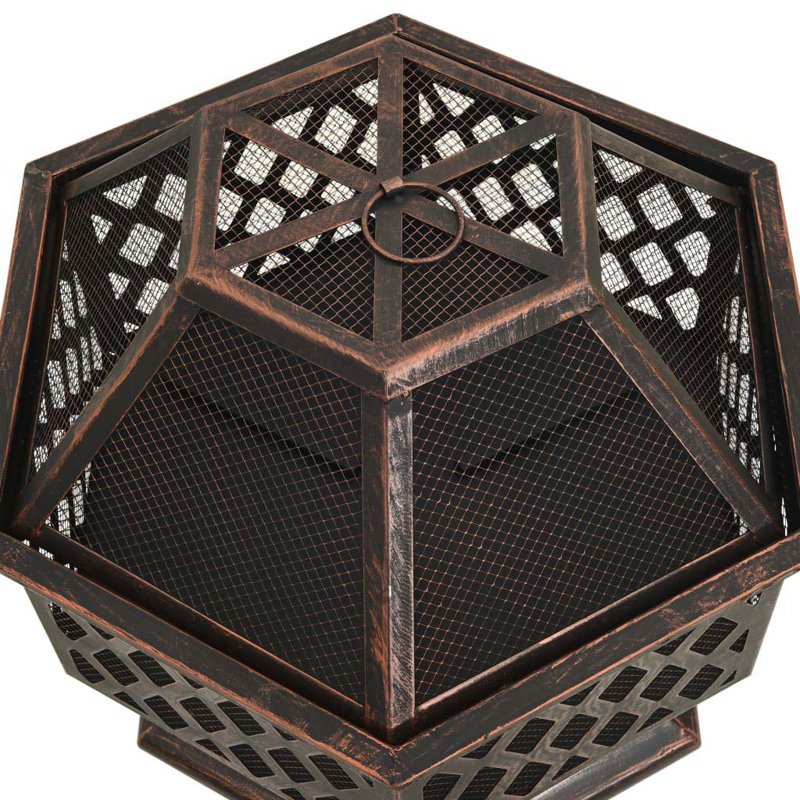 Vendome Column Steel Wood Burning Smokeless Fire Pit